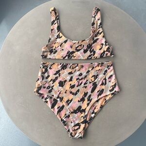 Stone fox swim bikini set large